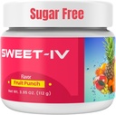 Sweet IV Electrolyte Powder – 3.9g Servisna aromatična pijača Mešanica magnezija, baker – 40 Servisi Magnezij Powder za športne navdušence, športnike – okusno in osvežilno (Fruit Punch)