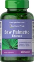 Puritan's Pride Saw Palmetto Extract, podpira urinsko funkcijo in spodbuja prostate toplote, 180 Count