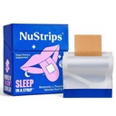 NustripsTM hitro raztapljajoči se spalni trakovi s 5 mg melatonina, variensko korenino, L-teanino in vitaminom B6 – borovničeva aroma - naravni uspavalni aparat, vegan, ne-GMO, gluten prost – hitro zaspi (30 Stripov)