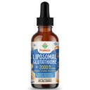 2000MG liposomski glutation tekoči, 98% Absorpcija, aktivna oblika L-glutatione dodatek, Vegan prijazen, močan antioksidant kompleks za imunski sistem, Staranje obramba, Detox, 2 FL.OZ