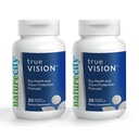 NatureCity True-Vision Eye Health Supplement - rastlinsko-bazen lutein in Zeaksantin z visoko jakostjo Saffron 20mg - Modra zaščita svetlobe, podporo centralni in nočni vid (60 Veggie kapsule)