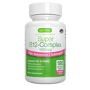 Igennus podjezični vitamin B12 kompleks 1000mcg, metilirani metilkobalamin, adenosilkobalamin in hidroksokobalamin, visoka absorpcija in čista, 180 Serving, sladkor brez in vegan