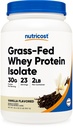 Nutricost Grass-Fed sirotkinih beljakovin izolat (Vanilla) 2LBS - ne-GMO, Gluten brez, naravne arome