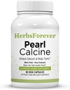 Zeliščaforever Pearl Calcine Kapsule Kostni dodatek spodbuja zdrave kosti in močne zobe 90 Kapsule