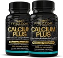 FREZZOR Calcium Plus z UAF1000+ Super antioksidant za kosti zdravje in gostoto kosti, podpira zdravo telesno težo, Optimalno razmerje mineralov esencialne kosti, NZ Made, 180 kapsul, 2 mesec dobave