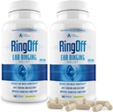 Ring Off (120 Caps) – Tinitus Relief za zvonjenje ušes, Clear Tinitus tišine uho zvonjenje Relief & restavriranje notranji mir, Ginkgo Biloba, cink pikolinat & več – Učinkovit sluh zdravje podpora