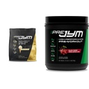 PRO JYM 45 Servings - Tahitian Vanilla Bean & PRE JYM 30 Servings - Črna češnja