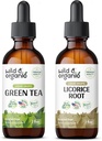 Divji in organski zeleni čaj Tinktura 2 fl oz & Licorice Tinktura 2 fl oz
