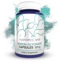 Nootropics Depot Boron Glycinate Capsules | 50mg | Delivering 6mg Elemental Boron | Testosterone, Inflammation, Immune, & Cognitive Support | 120 Count