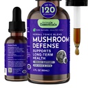 Obramba živalskih esencialnih gob - Imunski sistem Podpora za pse in mačke, Naravni antioksidant, Gobe, za vse starosti, Organic Herbs - 2 Fl Oz