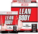 Labrada Lean Body MRP All-In-One Jagode Nadomestni Shake, 40g Beljakovine, Whey Mešanica, 8g Zdrave maščobe EFA & Fiber, 22 Vitamini in minerali, Brez umetne barve, Gluten brez, (20 Paketi)