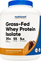Nutricost izolat sirotkinih beljakovin s hranili v travi (hokolatno arašidovo maslo, 5LBS) - ne-GMO, brez glutena