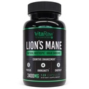 Ekološki levi Mane dopolnilne kapsule 2400 mg - Močni nootropični - pomaga ohraniti spomin, energijo in mentalno jasnost - Veganske tablete za povečanje možganov - Mane dodatek