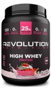 Revolucija Prehrana, Visoka sirotka, Beljakovine Powder 2LB, sirotki izolat, Gluten brez, Lean Muscle Mass za moške in ženske, 25g beljakovin na Scoop, 908 g, 24 Serving (Strawberry Shortcake, 2 funta)