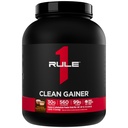 Pravilo 1 Clean Gainer - High-Protein Lean Gain Formula s 560 kalorijami, 30g proteinov s polnim spektrom, več kot 90g ogljikovih hidratov, manj kot 6g maščob (15 servingov, čokoladno arašidovo maslo)