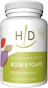 Aleluja dietna B12, B6 & Folate dietna dopolnila češnjeva aroma podjezični vitamini (60 tablet)