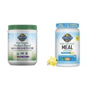 Vrt življenja Raw Organic Perfect Food Alkalizer & Detoxifier Soiced Greens Superfood Powder & Vegan Protein Powder - Raw Organic Meal Mentage Shakes - Vanilla - Pea Protein