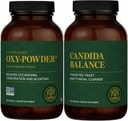 Globalni center za zdravljenje - Oxy- Powder & Candida Cleanse Kit - Cleanser in razstrupljanje za naravno Candida čiščenje