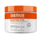 Genij Elektroliti v prahu mešamo, Orange Fizz, 30 Serving - Naravni hidracijski ojačevalec & vzdržljivost dopolnilo s kalijem, magnezijem in cinkom - brez sladkorja in brez umetnih sladil ali barv