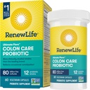 Obnovitev Life Adult Colon Care Probiotic Supplement, Gluten, Dairy & Soy Free, 80 milijard CFU na kapsulo, 60 kapsul (Package May Vary)