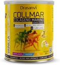 Drasanvi COLLMAR Hidroliziran kolagen z magnezijem in kurkuma 300g praška vanilija aroma - za rast mišic in brez glutena