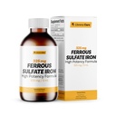 Železov sulfat 325mg tekoče železo 65mg elementarnega železa, ki ga Llorens Care - 6 oz - Karamelne arome (6 oz, karamel)