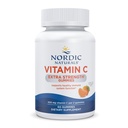 Nordic Naturals Vitamin C Dodatna moč Gummies - Tangerine Flavor - 60 Gummies - 500 mg Vegan Vitamin C dodatek - Nizka Sugar Imune - Podpora - 30 Servinges