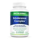 Enzyme Science Intolerance Complex, 30 Kapsule Celovita podpora za skupne prebavne občutljivosti Gluten, Kazein, Fenol Občutljivost, in kompleksni ogljikovi hidrati Intolerance Relief