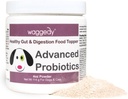 voščenih naprednih probiotikov Gut & Digestion Food Topper – prebavne encime w/Papaya – probiotični prašek – pasji dodatek v prahu – Izdelki za pse več kot 6 tednov (114g)