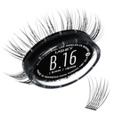 Lashify Bold 16mm Gossamer trepalnice razširitve ponovno polnjenje, črna, DIY lažne las za naravni videz