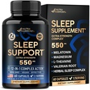 Tablete za spanje za odrasle 550mg - melatonin 3mg 