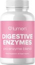 Lumen Naturals Prebavne encime Probiotiki in prebiotiki - Močni encimi za prebavo - Napenjanje Relief za ženske - Gut Health Supplement (60 število (Pack of 1)