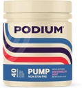 Podium Nutriton, Pump, brezplačni pred-workout stimulant, 40 servingov (Watermelon mint)