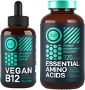 WILD FUEL Essential Amino Acid dodatek in Vegan vitamin B12 Tekoča energija paket