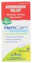 Boiron HemCalm Suppositorys for Hemorrhoid Relief of Pain, Srbenje, Otekanje ali nelagodje - 10 Count