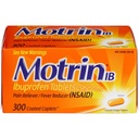 Motrin Ib Ibuprofen Tablete Bolečina Reliever: 300 Obloženi kapsuli