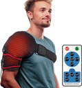 stikro ramena ogrevanje pad masager za lajšanje bolečine, vibracije masa ogreti ovojni bloki za levo desno zamrznjeno ramena, Rotator Cuff poškodbe, Artritis za moške ženske - XL/XXL