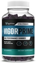 Vigor Prime Performance Gumies Prime Vigor XL Gummy Supplement, Vigor Prime XL Maksimalna moč Napredno Shilajit Irish Sea Moss Fenugreek Gumies Skupna energija in vitalnost Podpora (1 mesec dobave)