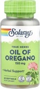 Solaray olje Origano dodatek, 150 mg, 60 Število