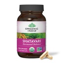 ORGANIC INDIA Shatavari kapsule - zeliščni dodatek, podpira hormonsko ravnovesje, podporo imunskega sistema, Vegan, Gluten-free, USDA Organic, Podpira reproduktivno zdravje - 90 kapsul