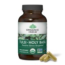 ORGANIČNA INDIA Tulsi Holy Basil Kapsule - Sveti Basil Extract, zeliščni dodatek, Imunska podpora, Stres Relief, Vegan, Gluten-free, Kosher, Organic, Non-GMO - 180 Kapsule