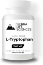 1500 mg veliki odmerek L-Triptofan Maks v kapsulah, ki so enostavne do suhe.