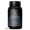Inessa Daily Biotic - Probiotiki za ženske Prebavno zdravje z zapoznelo sprostitev tehnologije - Napredni probiotik z 10 milijard CFU - Lactobacillus Rhamnosus sev 60 Veganske kapsule za moške in ženske