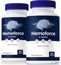 (2 paket) Memo Sile tablete, Odklenite svoj polni potencial z Memo Sile Kapsule - podpira pomnilnik, Fokus & Koncentracija, Za uravnoteženo zdravje in funkcijo, Uradni Memo Sile Reviews (120 kapsul)