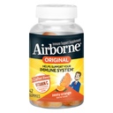 Zračni vitamin C 750mg (na postrežbo) Zesty Orange Flamored Gummies (42 Število v steklenici), Gluten-free Imune Support z vitamini A C E, Selenium, Echinacea, Ginger, Antioksidant