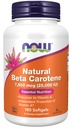 NOW Foods Supplements, naravna Beta karoten 25.000 IU, Essential Nutrition, 180 Softgels