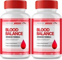 Vive MD Blood Balance dodatek - Uradna formula - Blood Balance dodatek, Dodatna moč z vitaminom C, Kurkuma Root Powder, Cink Reviews (2 paket)
