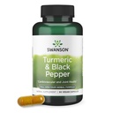 Swanson Premium- Kurkuma '&' Črna paprika - Antioksidant, Digestion '&' Skupna podpora - 90 Veg Caps
