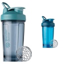 BlenderBottle Shaker serija Pro kot nalašč za beljakovinske pretrese in pred vadbo, 24-Ounce, Cerulean Blue in Ocean Blue