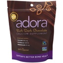 Adora Calcium Supplement, Fairtrade Temna čokolada, enkratno pakiranje - 30 do